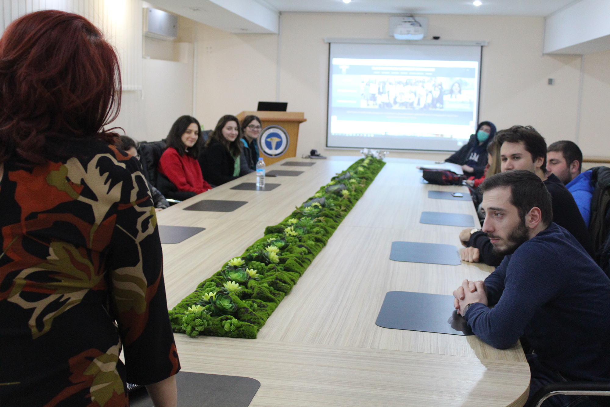 დტსუ -ის შეხვედრა „ევექსის“ შინაგანი მედიცინისა და ამბულატორიული დეპარტამენტის ხელმძღვანელთან, ქალბატონ მარიკა თოიძესთან.