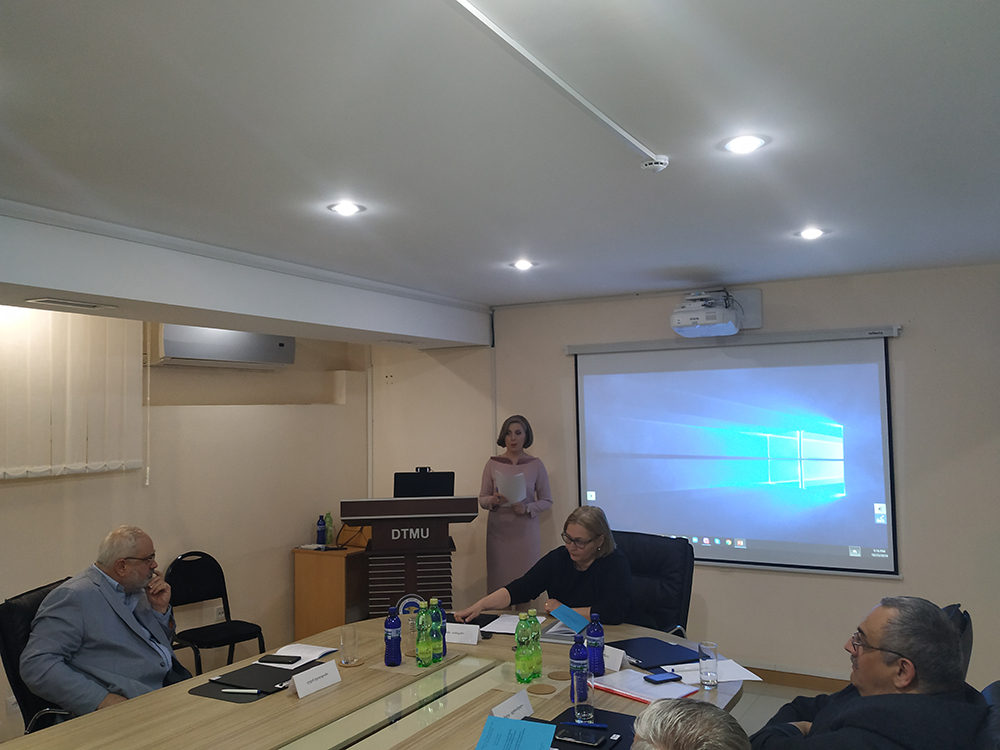 მარინე მალაზონიას სადისერტაციო ნაშრომის საჯარო დაცვა